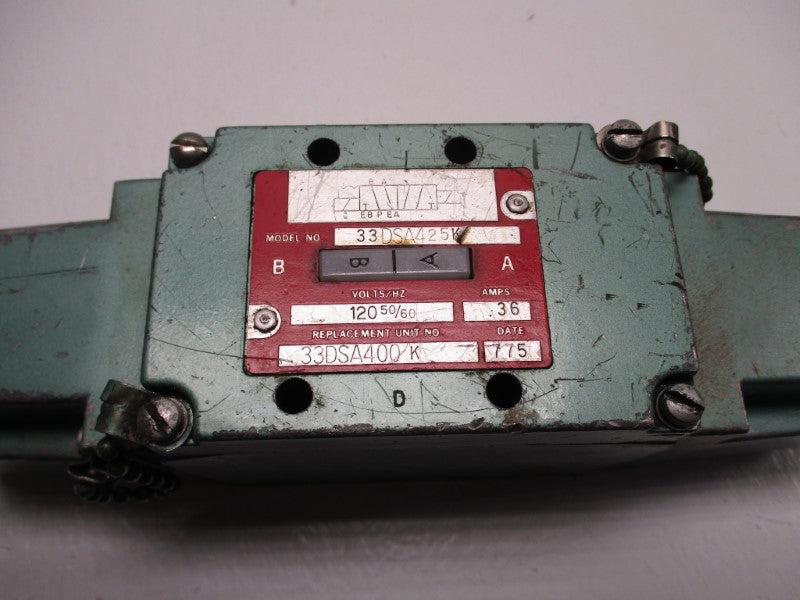 NUMATICS 33DSA400K 120VAC UNMP