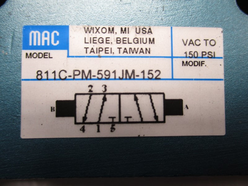 MAC 811C-PM-591JM-152 24VDC NSMP