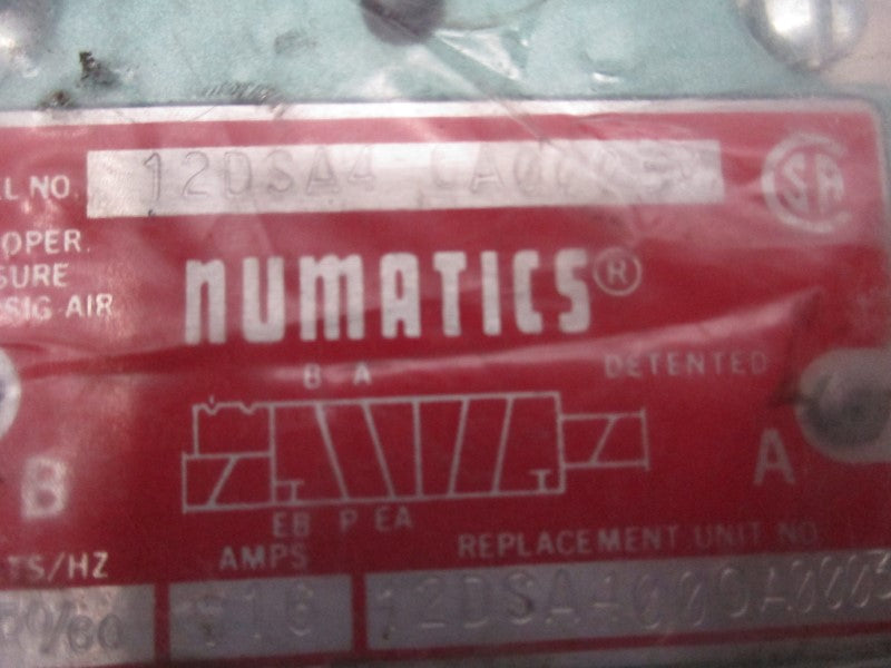 NUMATICS  12DSA4000A00030 120VAC NSMP
