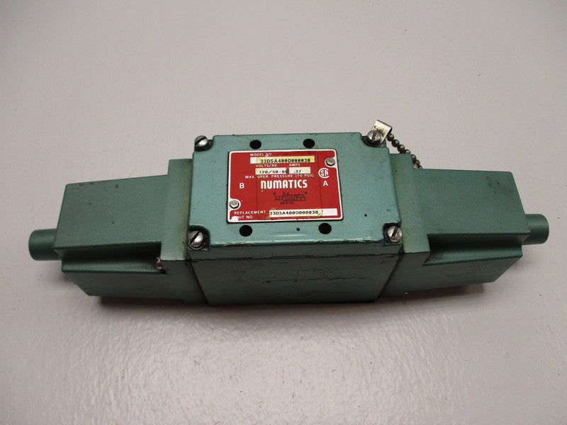 NUMATICS 33DSA400O000030 120VAC UNMP