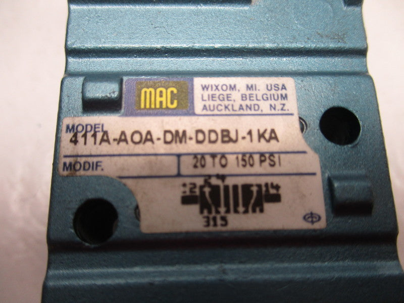 MAC 411A-A0A-PM-DDJB-1KA 12VDC NSMP