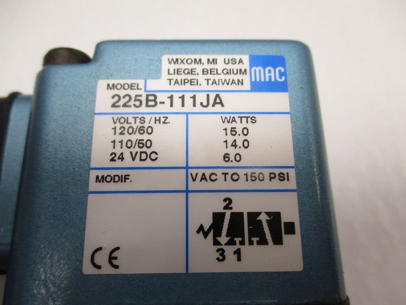 MAC 225B-111JA 120VAC NSMP
