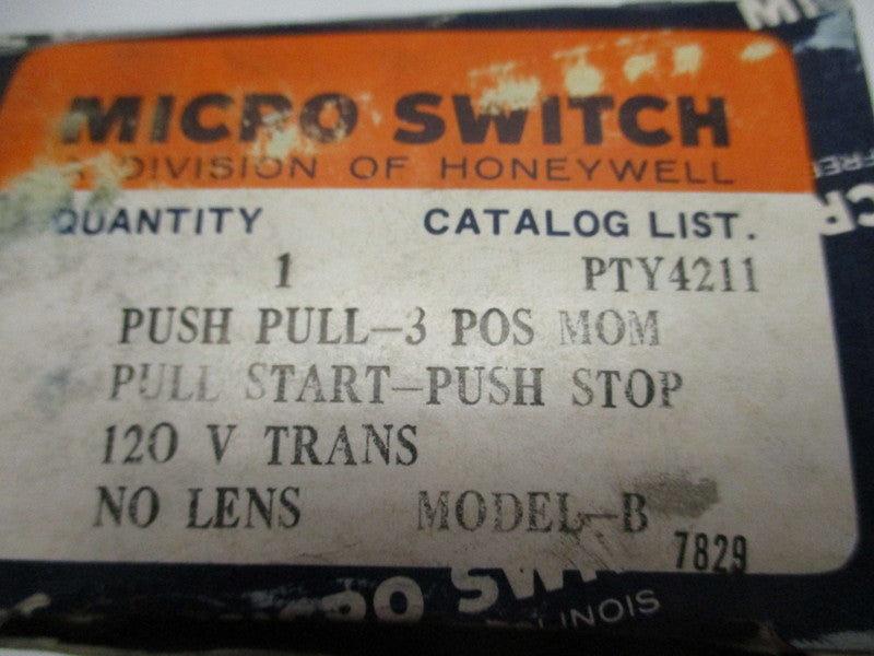MICROSWITCH PTY4211 NSMP