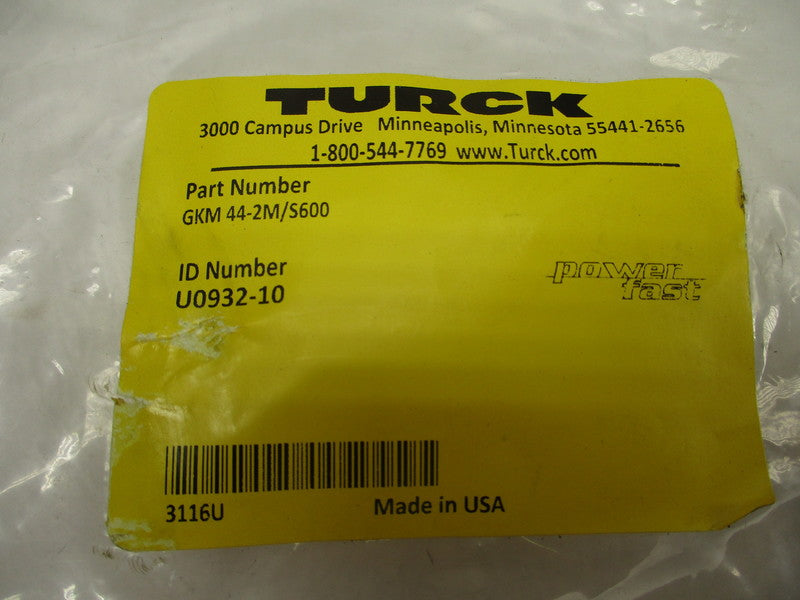 TURCK GKM44-2M/S600 NSMP