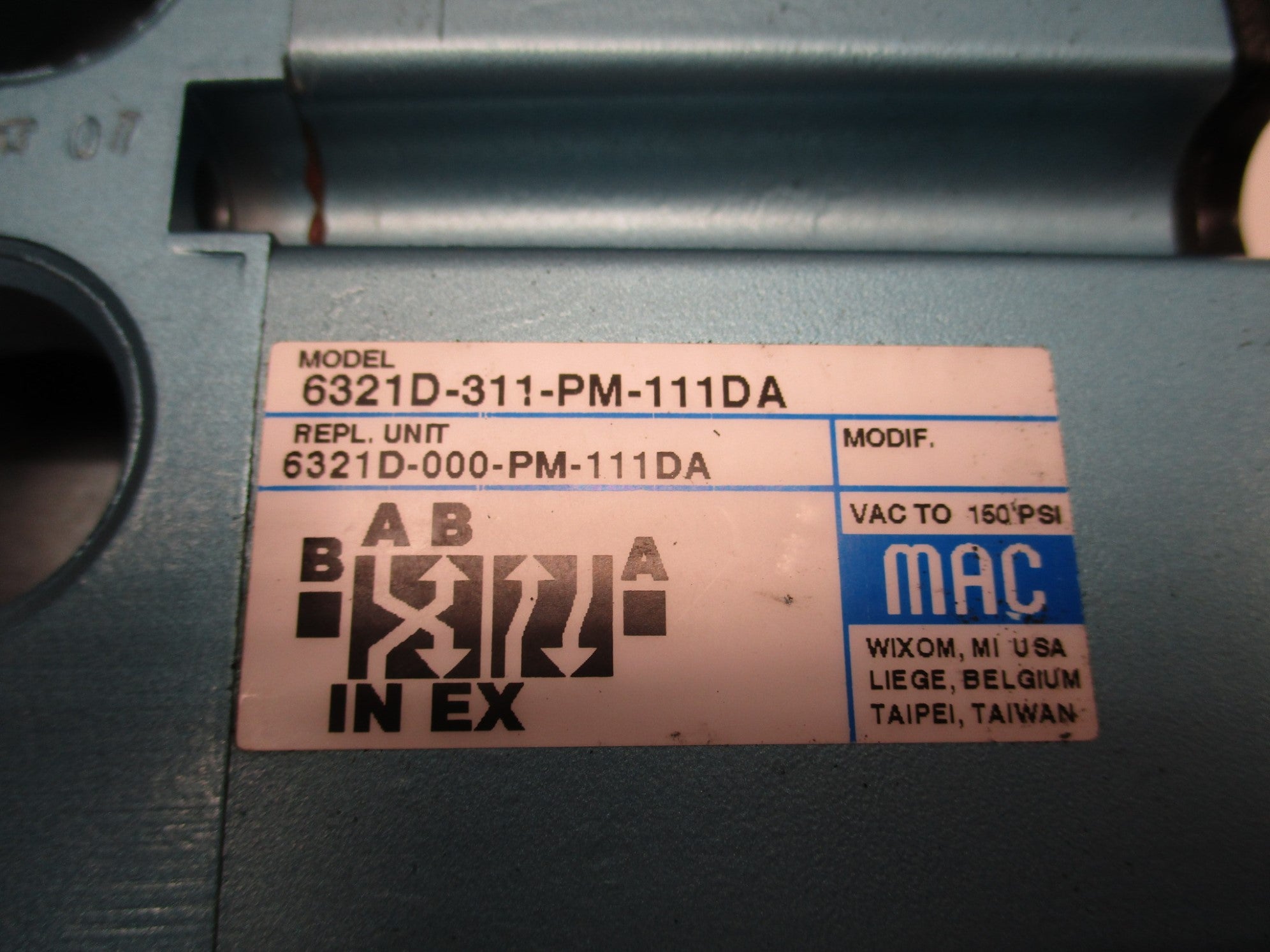MAC 6321D-311-PM-111DA 120VAC NSMP