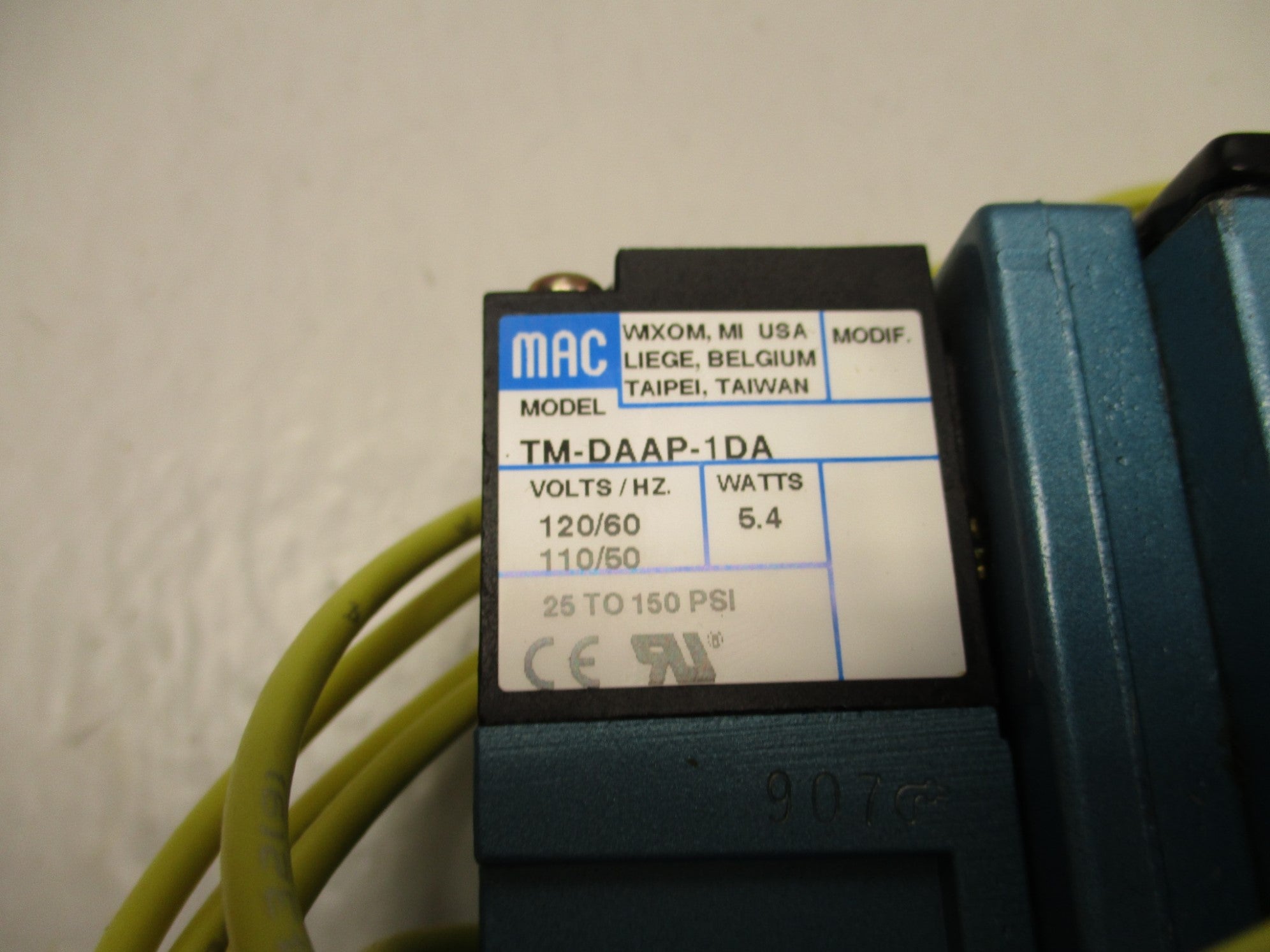 MAC 82A-AA-BPA-TM-DAA3-1DA 120VAC NSMP
