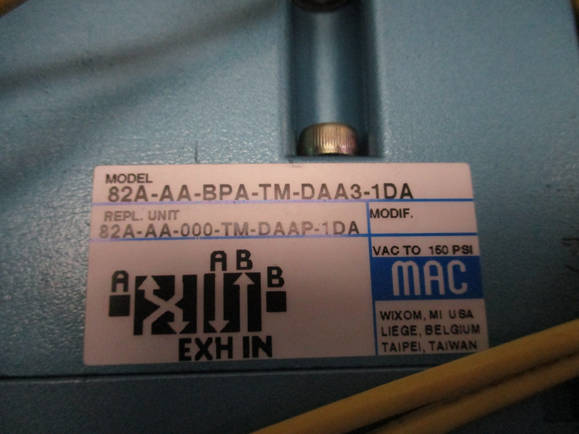 MAC 82A-AA-BPA-TM-DAA3-1DA 120VAC NSMP