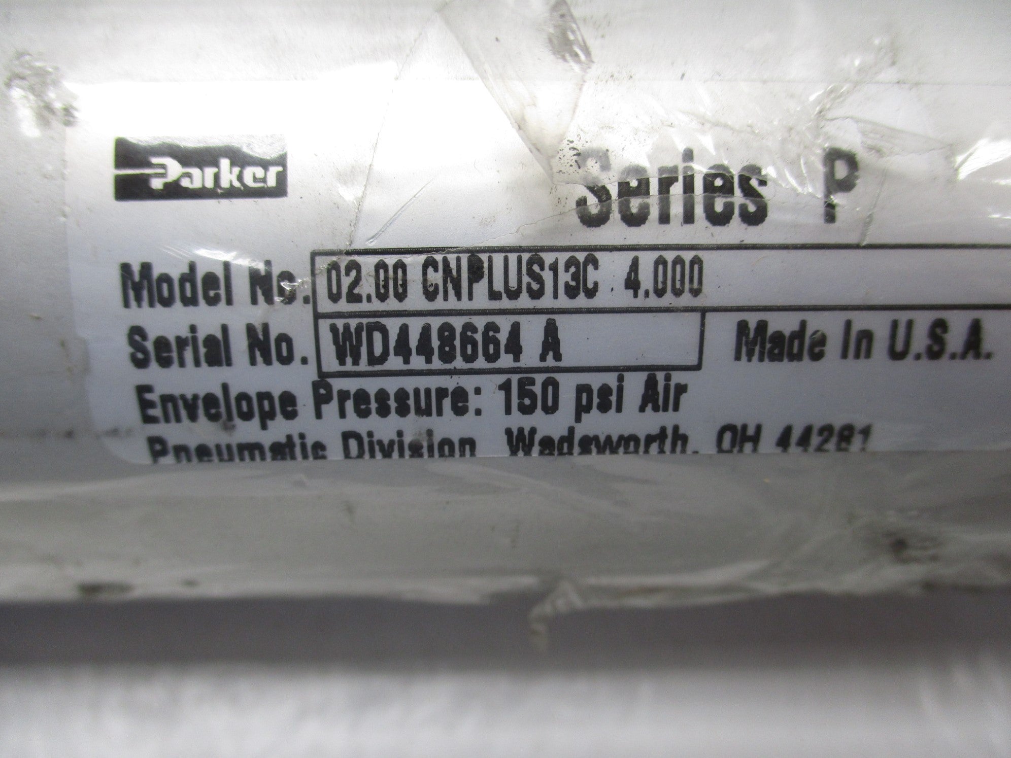 PARKER 02.00CNPLUS13C4.000 NSMP