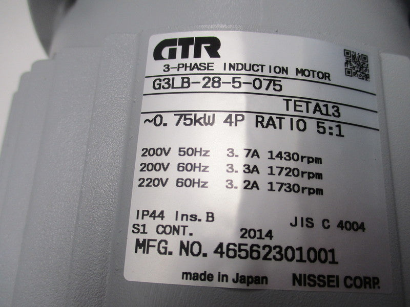 NISSEI G3LB-28-5-075 NSNP
