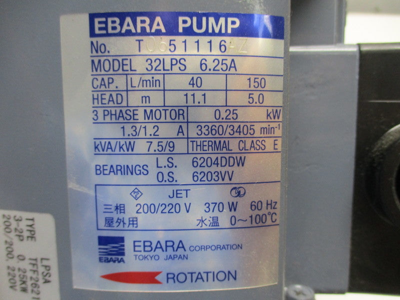 EBARA 32LPS6.25A NSNP