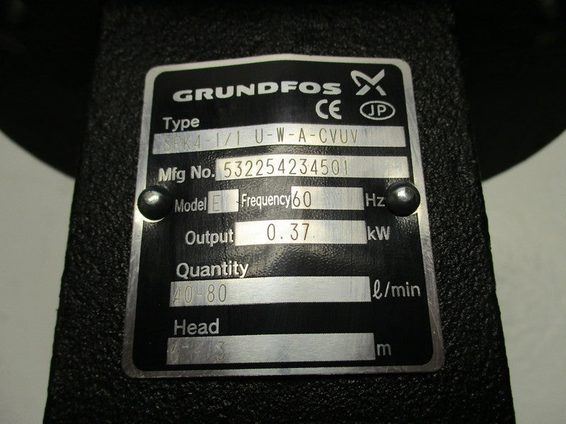 GRUNDFOS SPK4-1/1U-W-CVUV NSNP