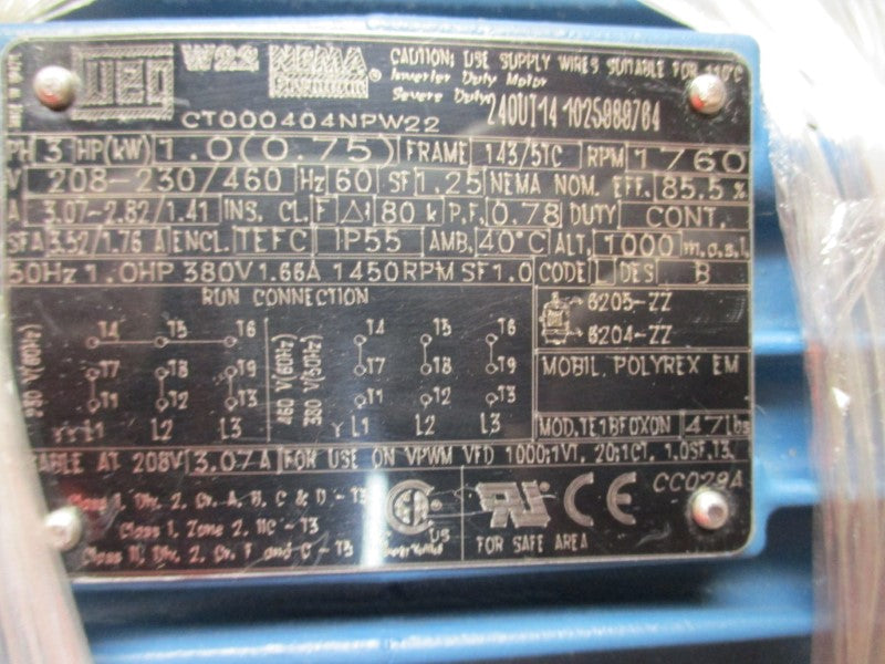 WEG CT000404NPW22 NSMP