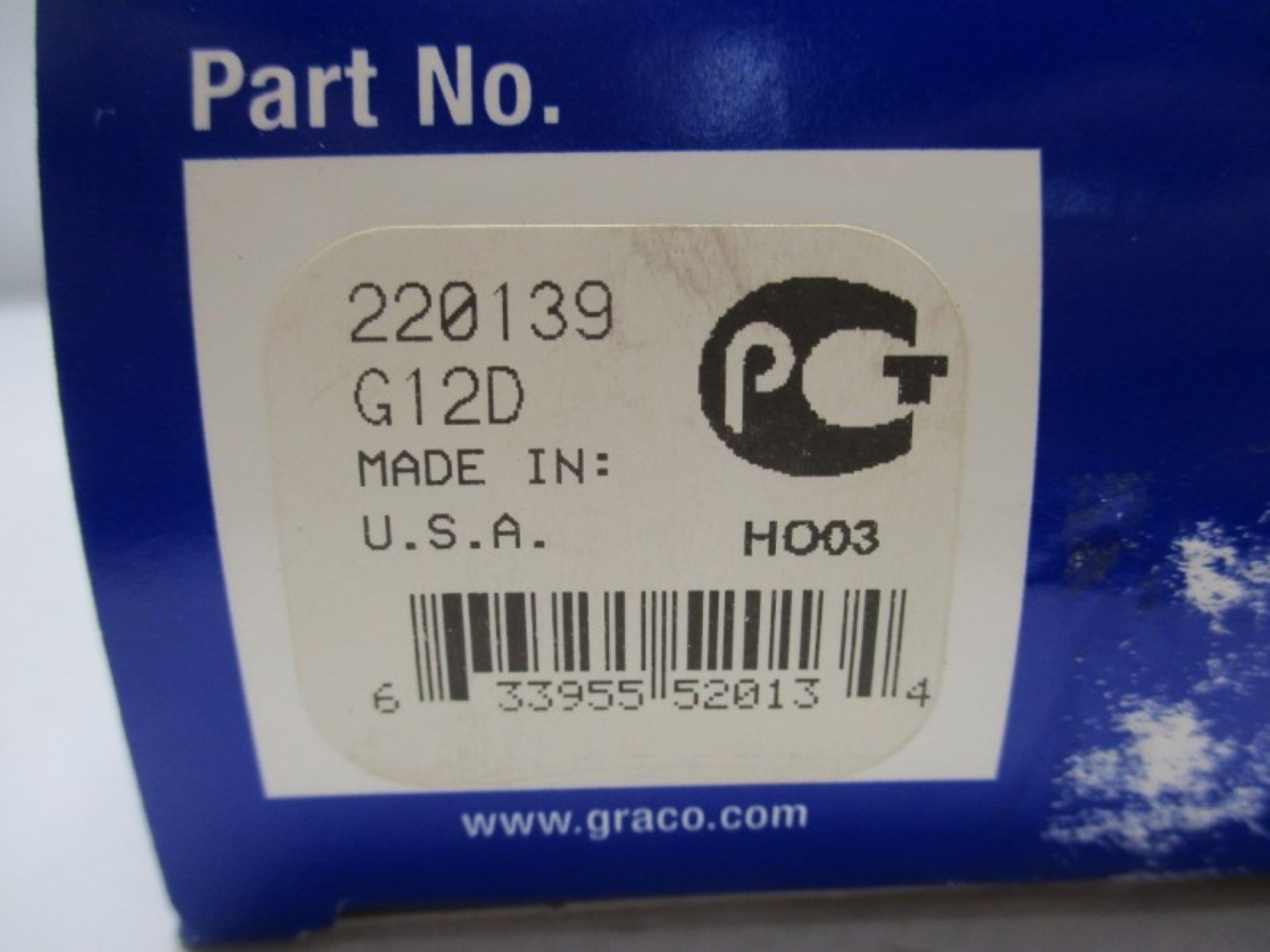 GRACO 220139 G12D NSMP