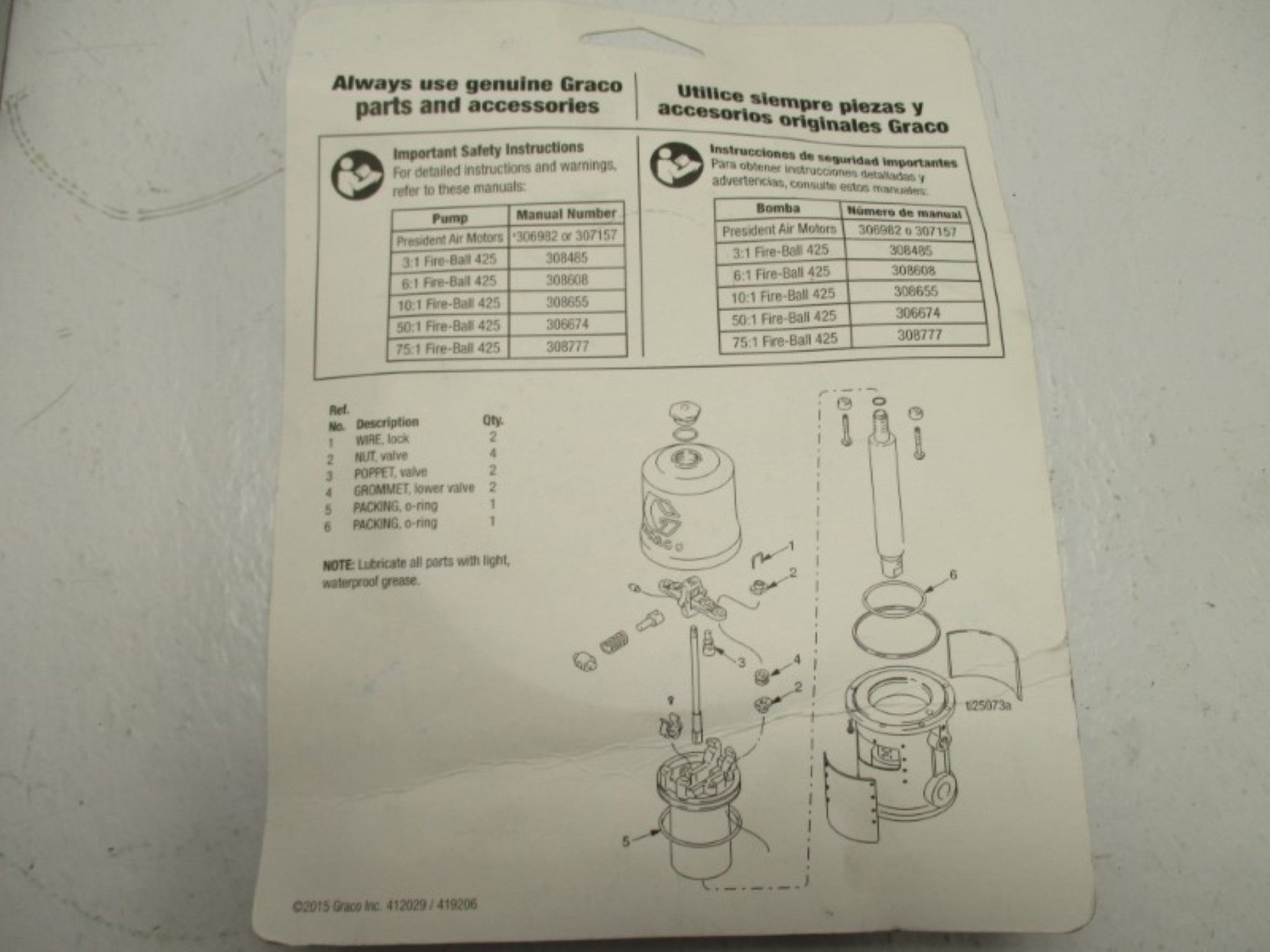 GRACO 207385 NSMP