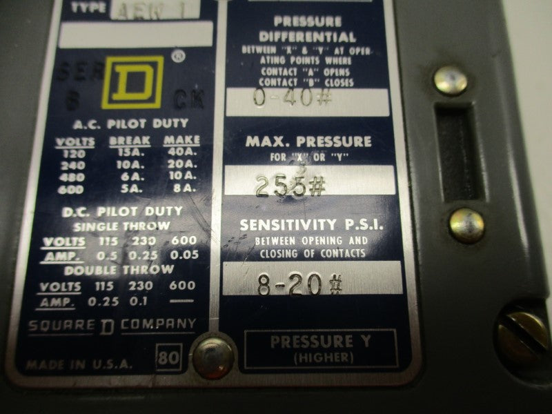 SQUARE D 9012AEW1 UNMP