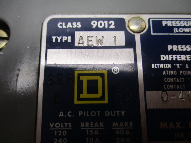SQUARE D 9012AEW1 UNMP