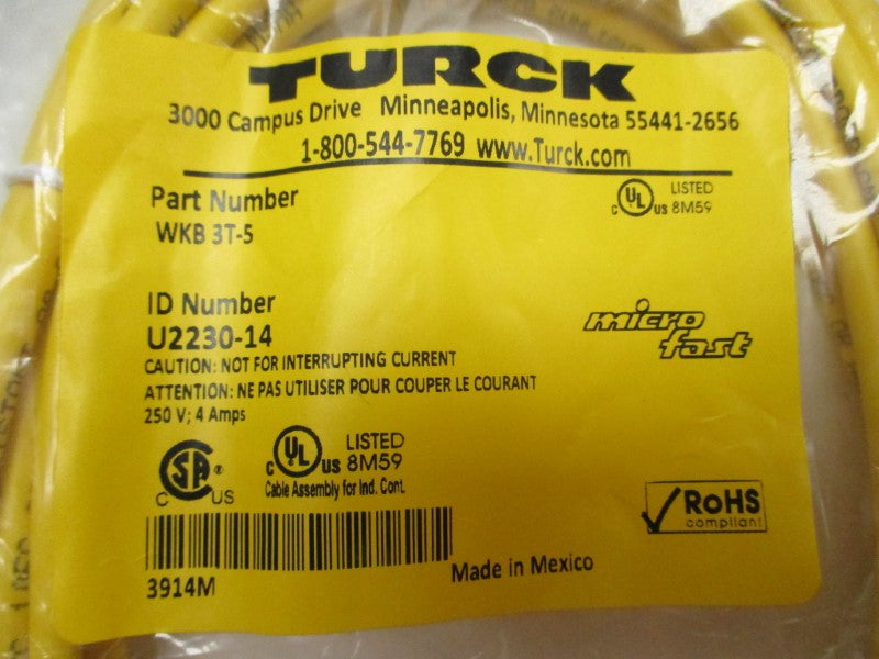 TURCK WKB3T-5 NSMP