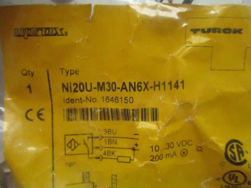 TURCK NI20U-M30-AN6X-H1141 NSMP