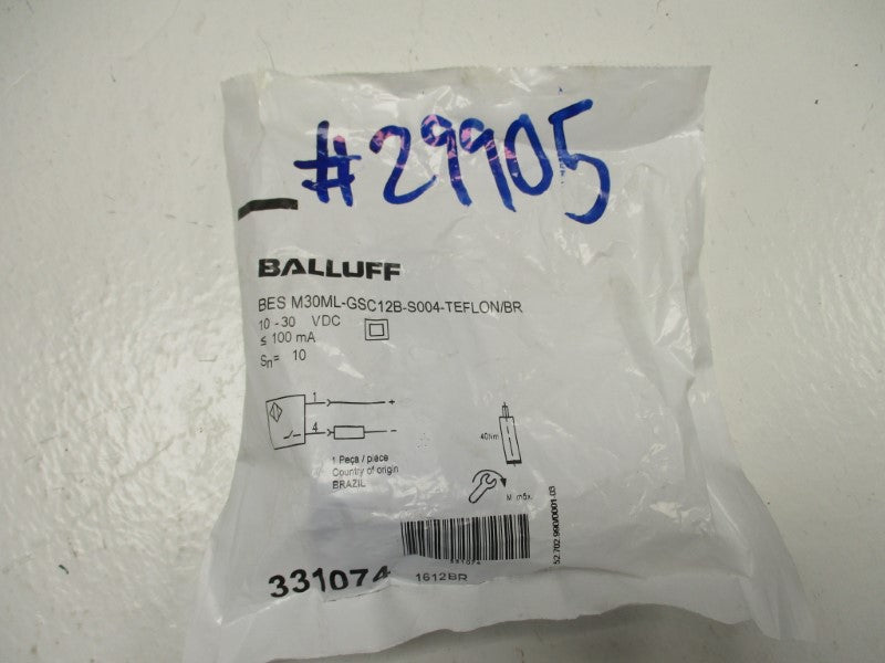BALLUFF BESM30ML-GCS12B-S004-TEFLON/BR NSMP
