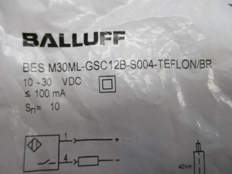 BALLUFF BESM30ML-GCS12B-S004-TEFLON/BR NSMP