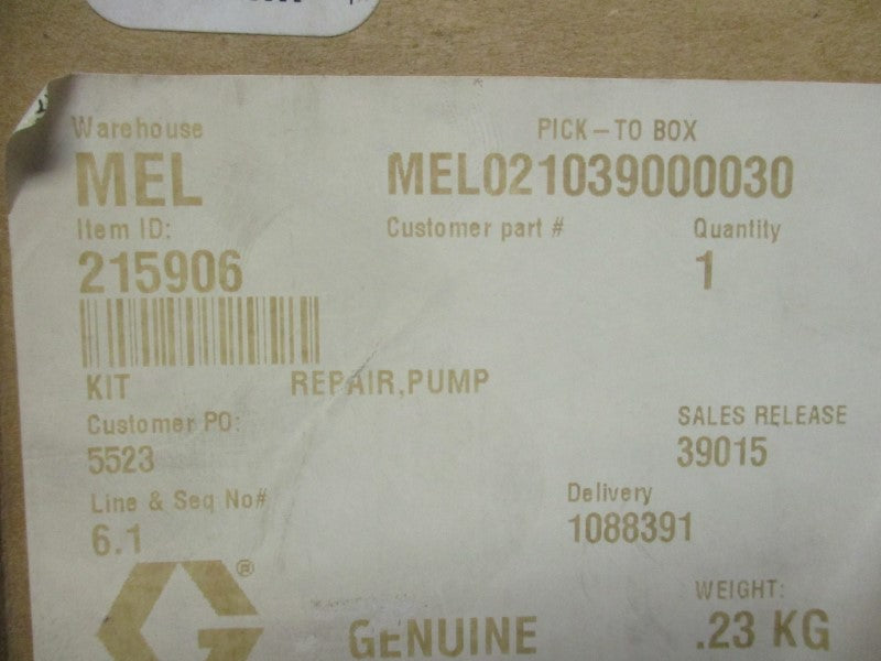 GRACO 215906 NSMP