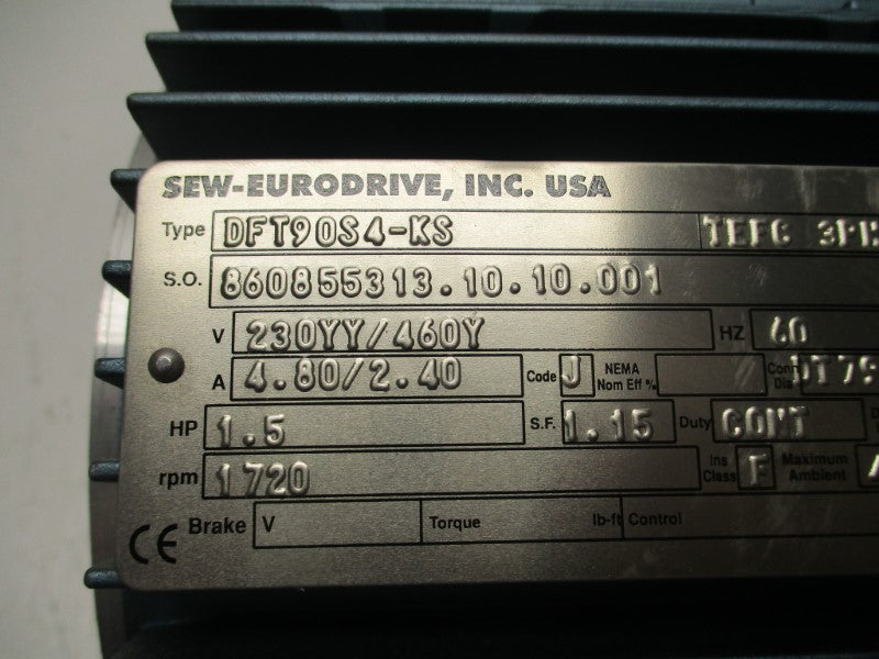 SEW-EURODRIVE DFT90S4-KS NSNP