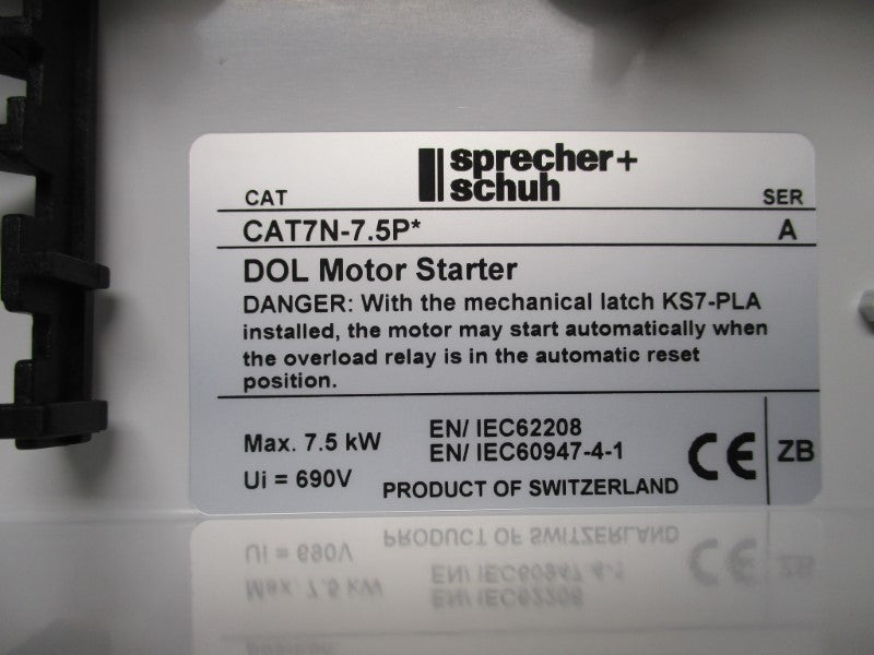 SPRECHER+SCHUH CAT7N-7.5P NSMP