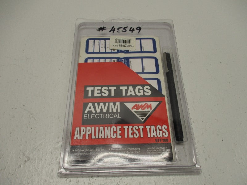 AWM ELECTRICAL TAGTM3BLAWM (PKG OF 100) NSMP