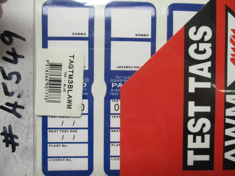 AWM ELECTRICAL TAGTM3BLAWM (PKG OF 100) NSMP