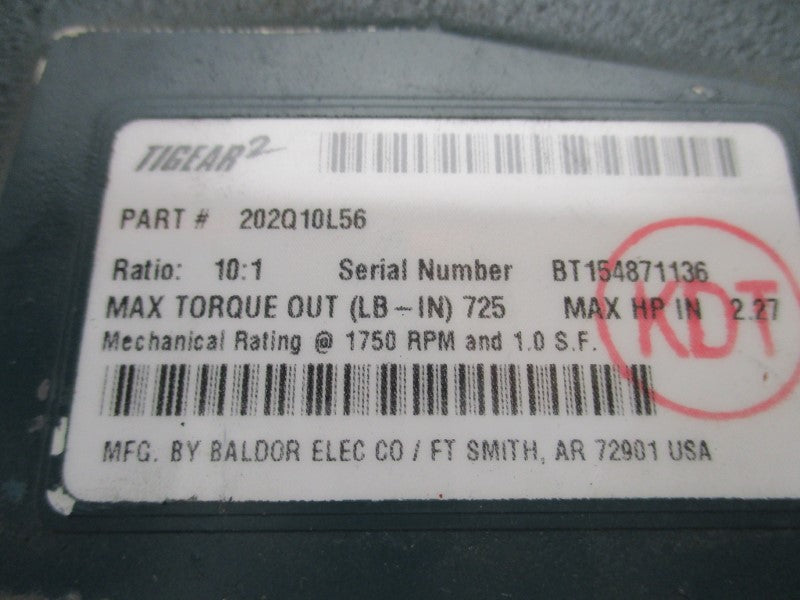 BALDOR 202Q10L56 NSNP