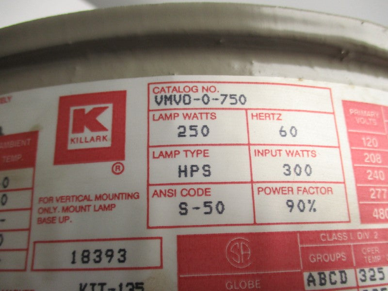 KILLARK VMVO-0-750 NSNP