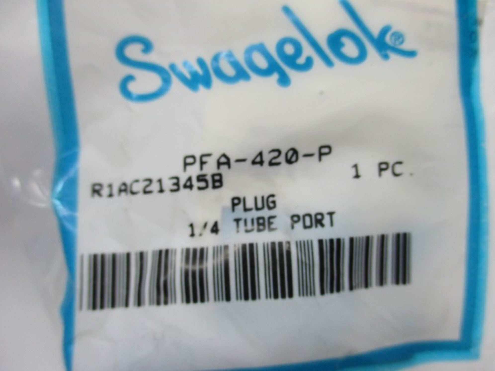 SWAGELOK PFA-420-P NSMP