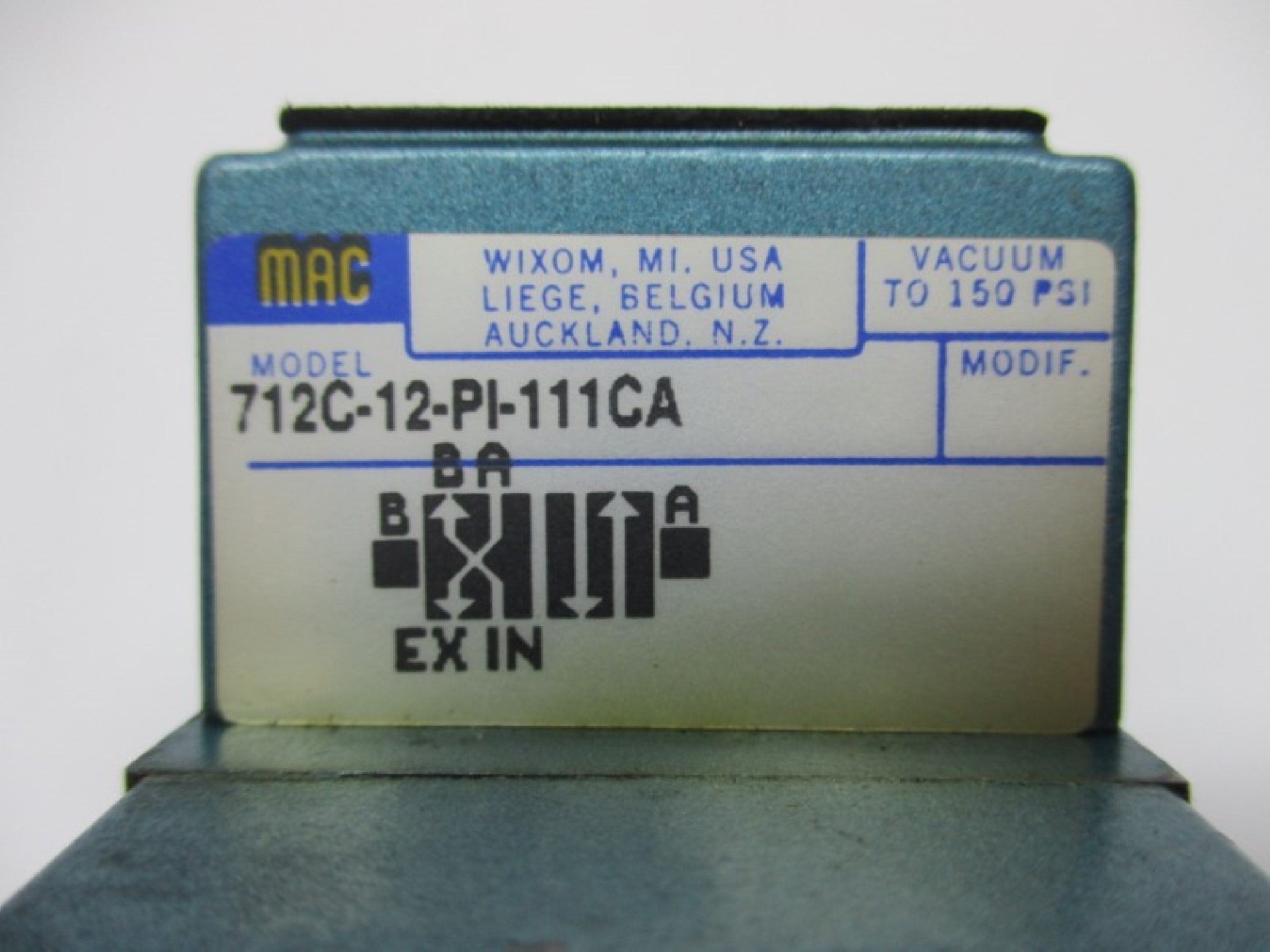MAC 712C-12-PI-111CA 120V UNMP