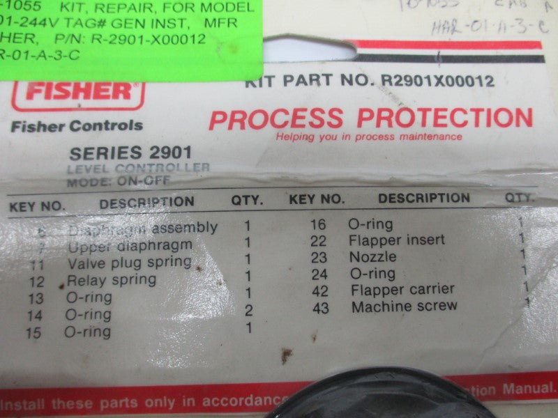 FISHER R2901X00012 NSMP