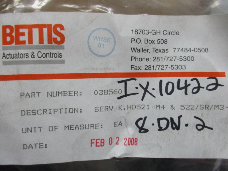 BETTIS 038560 NSMP