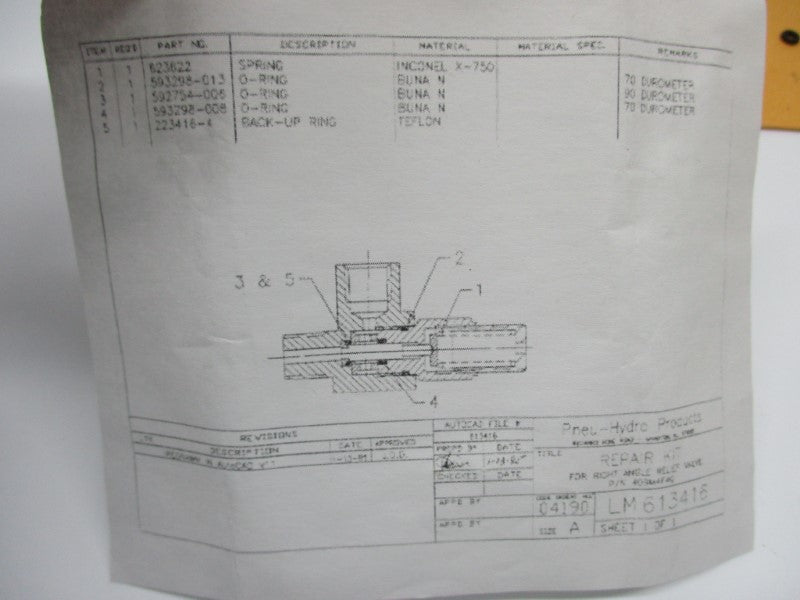 PNEU-HYDRC LM613416 NSNP
