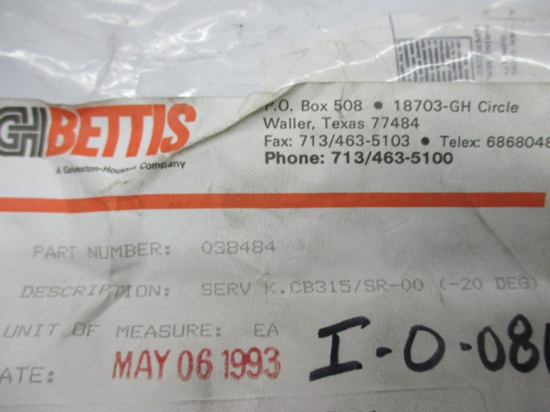 BETTIS 038484 NSMP
