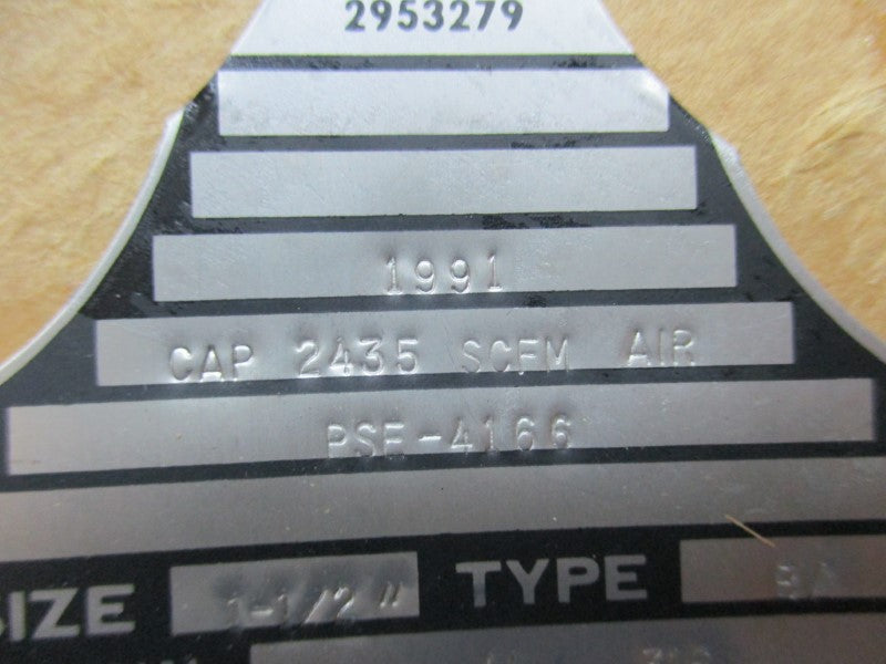 B.S.&B. SAFETY SYSTEMS PSE-4166 NSNP