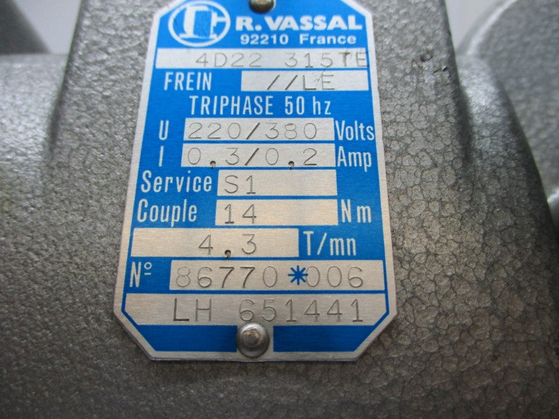 R. VASSAL 4D22-315TE NSNP