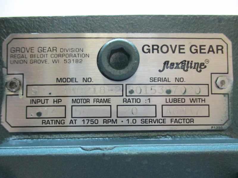 GROVE GEAR TMQ218-2 NSNP