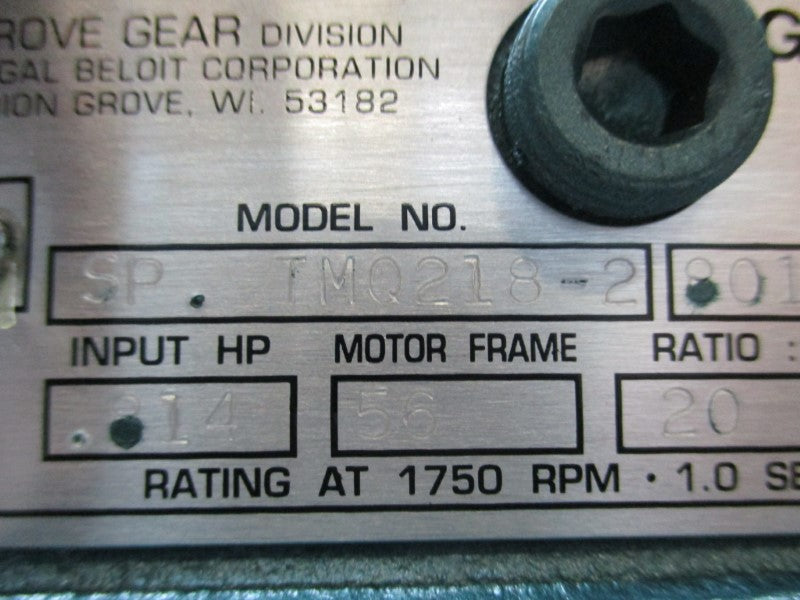 GROVE GEAR TMQ218-2 NSNP