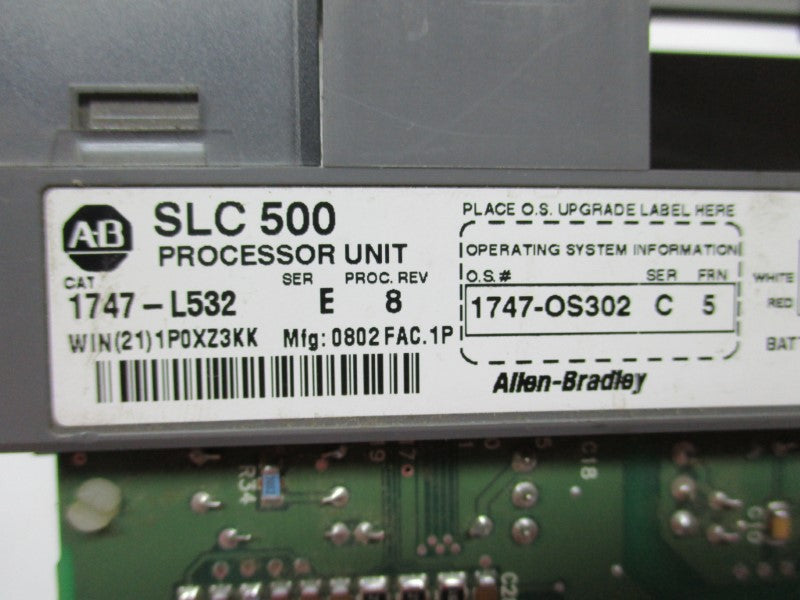 ALLEN BRADLEY 1747-L532 SER. E F/W 5 (NO KEY) UNMP