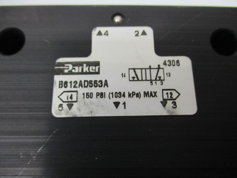 PARKER B612AD553A 120V UNMP