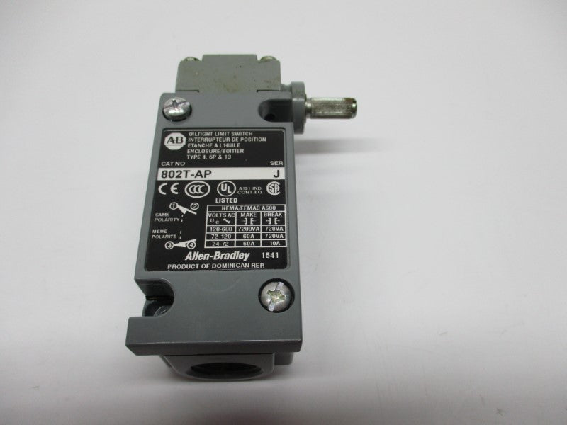 ALLEN BRADLEY 802T-AP SER. J UNMP