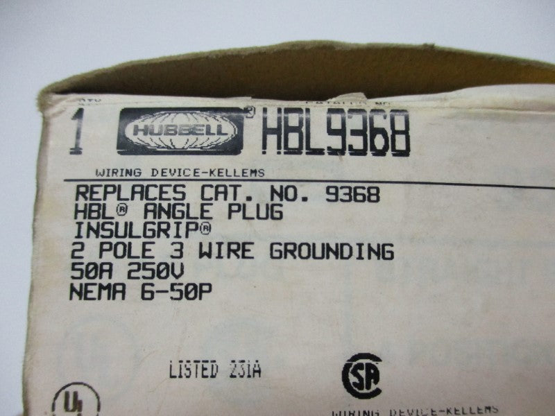 HUBBELL HBL9368 NSMP