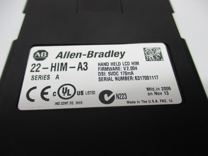 ALLEN BRADLEY 22-HIM-A3 SER. A F/W 2.004 NSNP