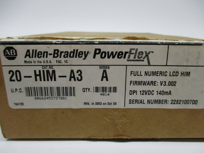 INDUSTRIAL SPARE PART 20-HIM-A3 SER. A F/W 3.002 NSMP