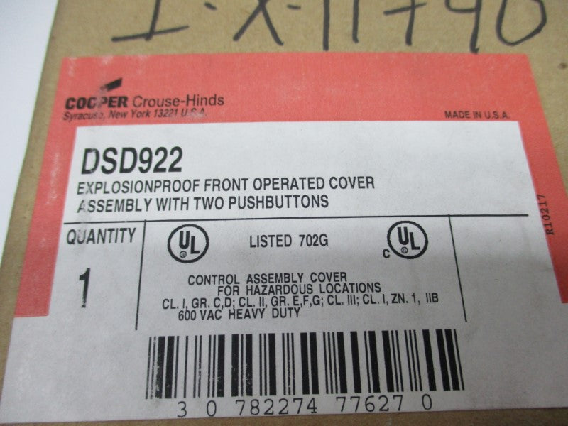 CROUSE-HINDS DSD922 NSMP