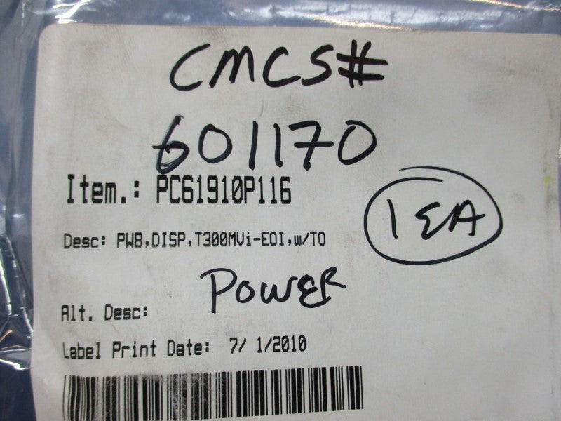 TOSHIBA PC61910P116 NSMP