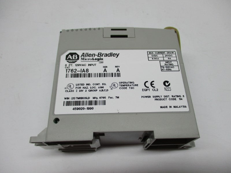 ALLEN BRADLEY 1762-IA8 SER. A REV. A NSMP